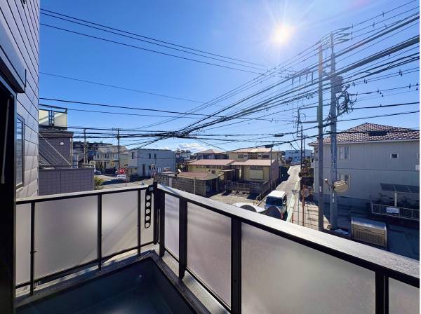 バルコニーが気持ち良いですね！