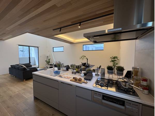 オープンなキッチンです