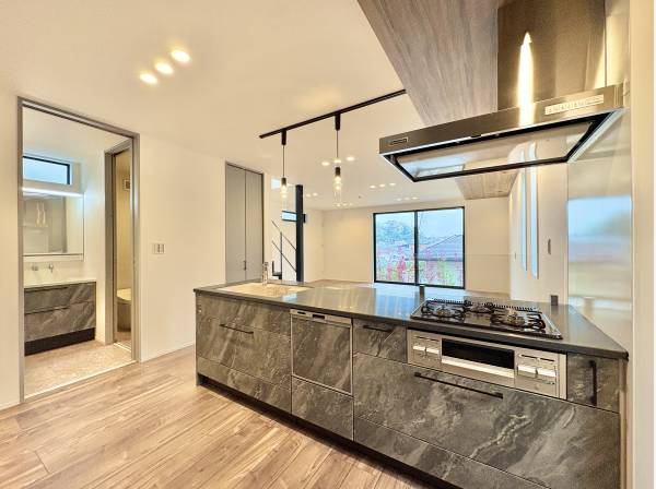 ペニンシュラタイプのキッチンです