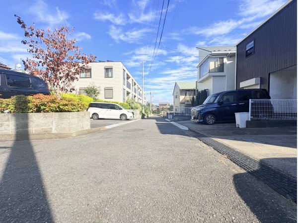 前面道路になります！