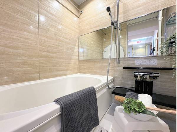 1日の疲れを癒すバスルーム