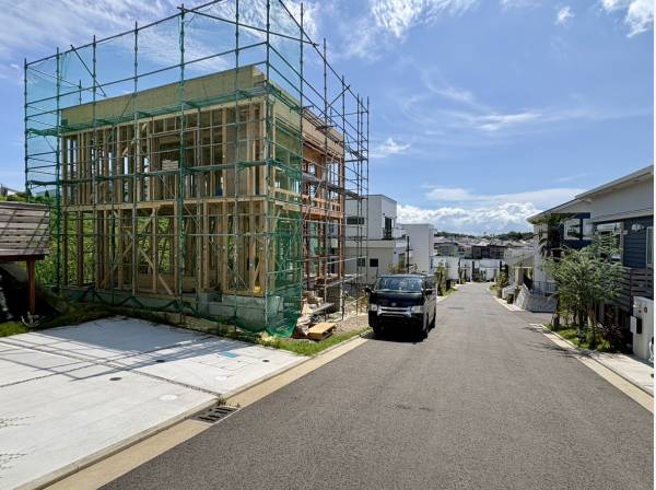 建築中現地の様子です。