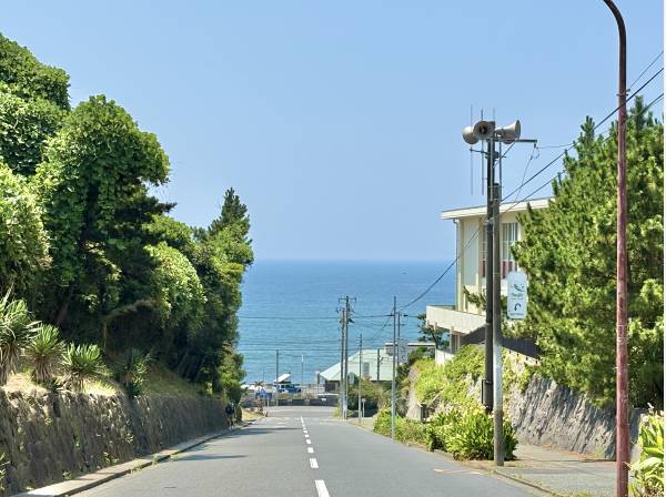 物件から自転車で４分の場所にある、丘からの眺めです