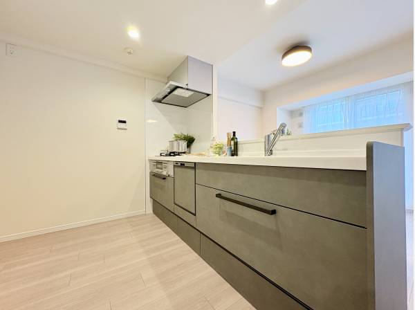 食洗機のついたシステムキッチン