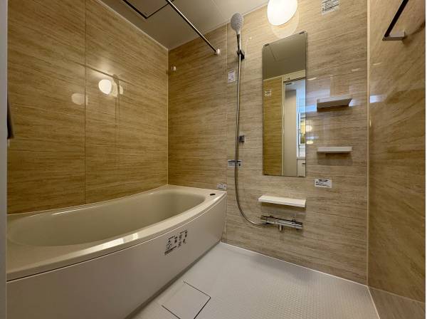 1日の疲れを癒すバスルーム