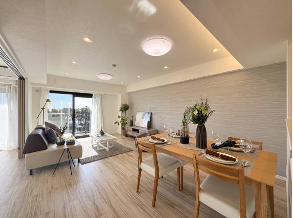 カーテンのいらない開放的な暮らしが叶います