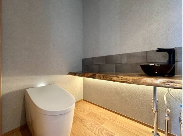 造りこまれたレストルーム