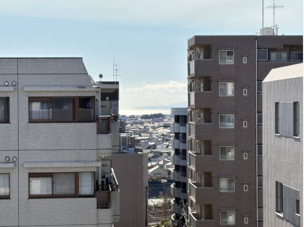 ちらっと海もみえます！