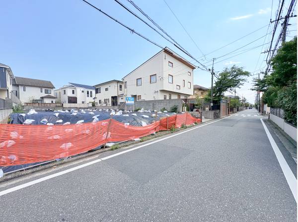 間口が広く大きな敷地