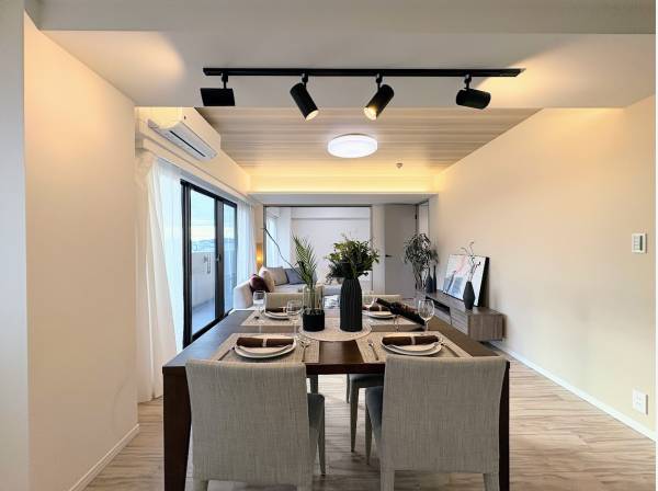 リノベーションにてこだわりの空間となっています