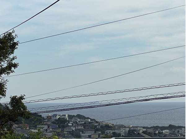 相模湾を見下ろします