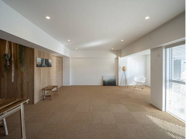 ナチュラルなテイストでどんな家具でも合いそうです。