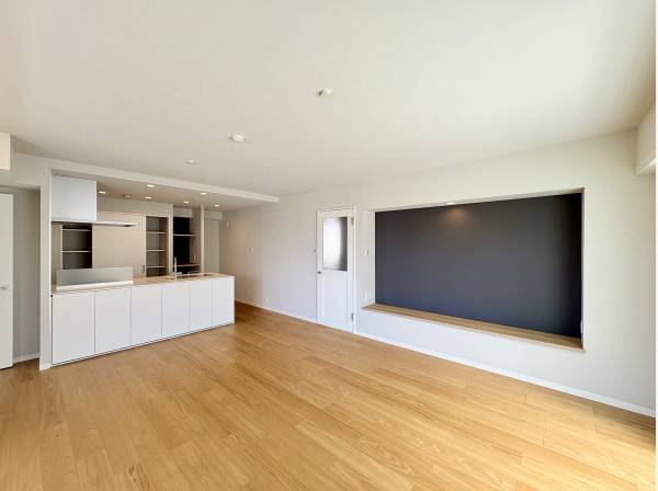 約17帖のLDK広く寛ぎある空間