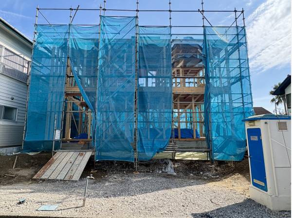 建築中の現地です。