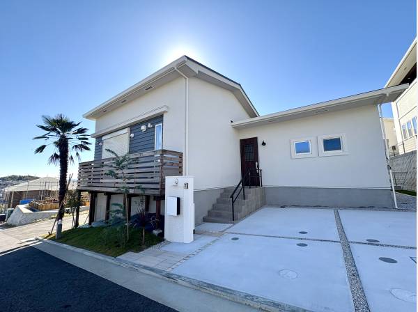 来客時にも便利に使えるゆったりとした区画です