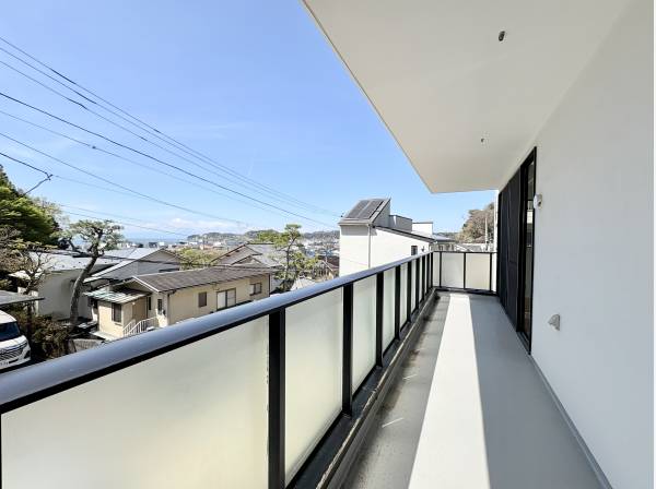 バルコニーから見える眺望