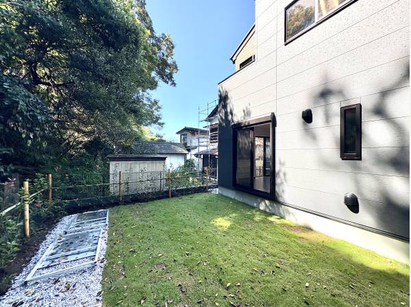 多目的に利用できるお庭スペース