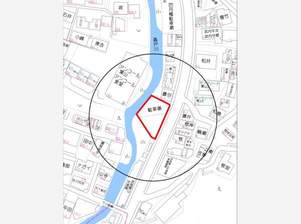 現地案内図です。詳細はお気軽にお問合せください。