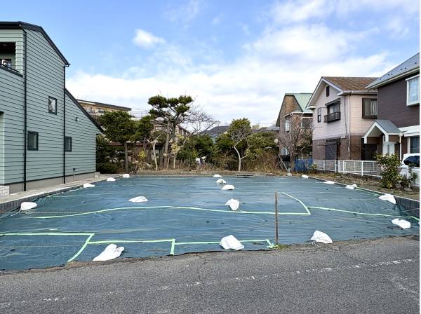 整形地でゆったりとした土地