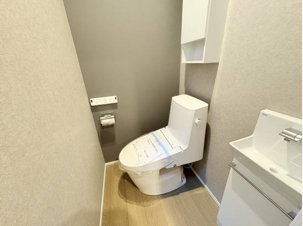 小さい洗面台付きのレストルーム