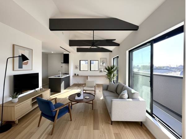 LDK全体 
※家具はCGによるイメージ