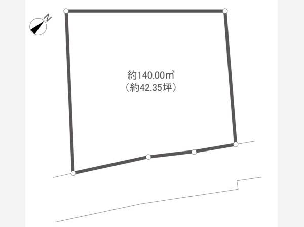 南東道路で陽当たりも良い立地