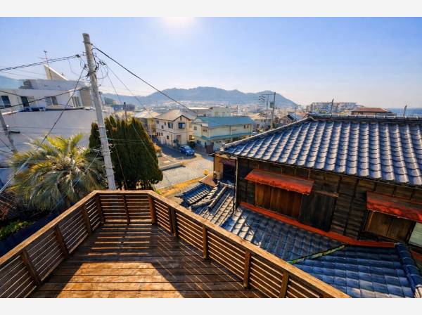 視線が抜ける開放感。風が気持ちいい場所。