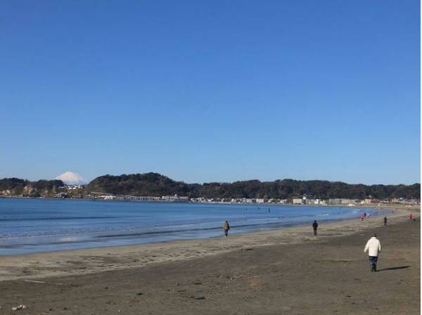 材木座海岸まで自転車5分・約1200ｍ！