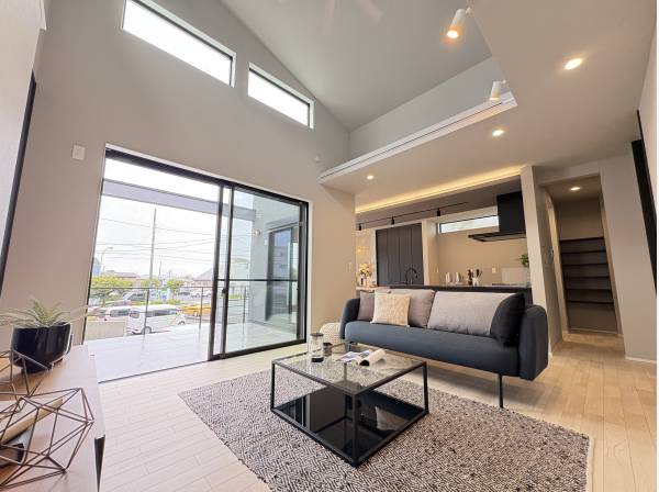 開放感のあるリビング