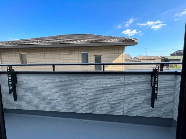 バルコニーは日当たり良好です！