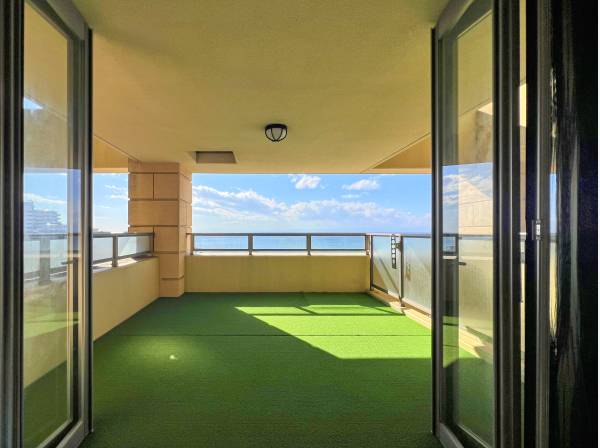 広々バルコニー