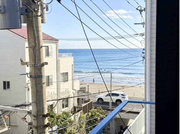 この住宅の魅力である海眺望！
