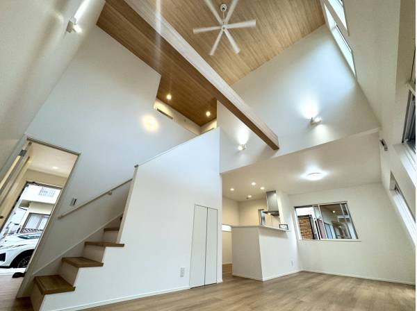 開放的で心地良いリビング空間