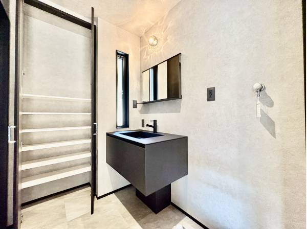 洗面台もおしゃれですね。