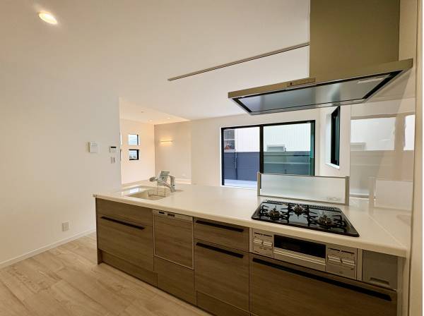 キッチンは食洗器付きのシステムキッチン