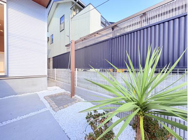 外部シャワー完備