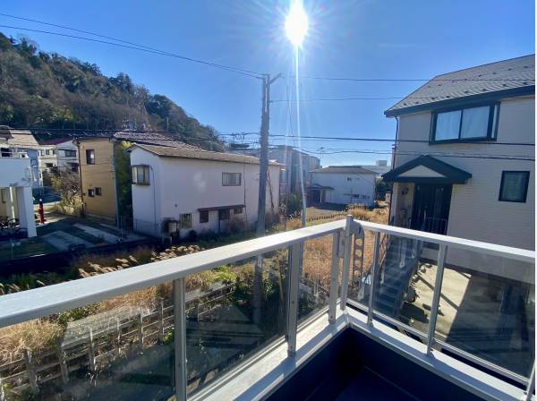 南向きのバルコニー洗濯物に便利