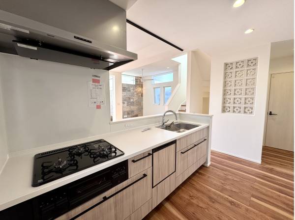 対面式のキッチン