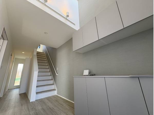 ゆとりある玄関スペース