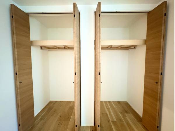 各お部屋に収納スペースを完備！
