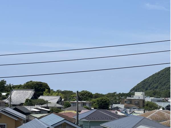 山々の先に海の気配も感じます

