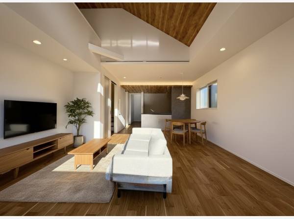 明るいリビングです(家具家電イメージです)