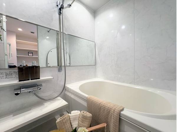 1日の疲れを癒すバスルーム