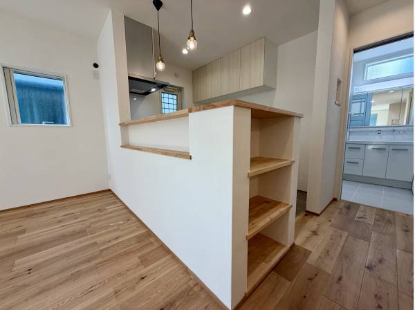 キッチンの利便性を高めるカウンター