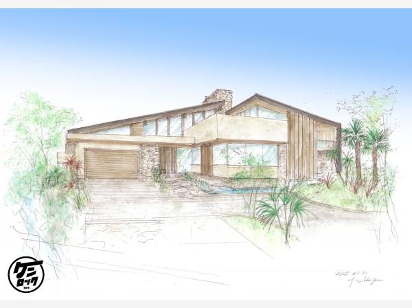 ミッドセンチュリー参考プラン外観⑥