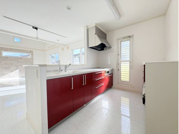 家族の笑顔が見える対面式