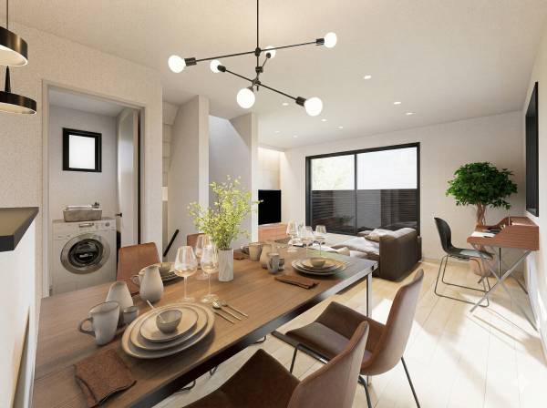 室内は明るく開放的な空間※イメージパースになります