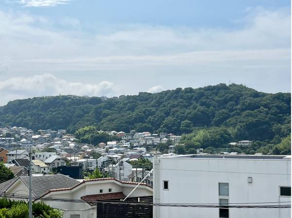 建物2階レベルからの眺望です。
