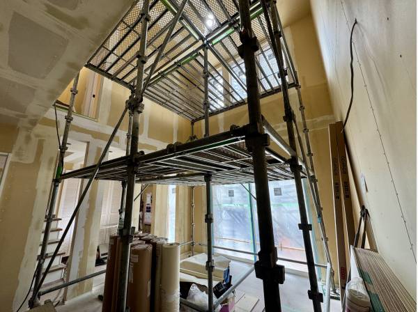 リビングの吹き抜け