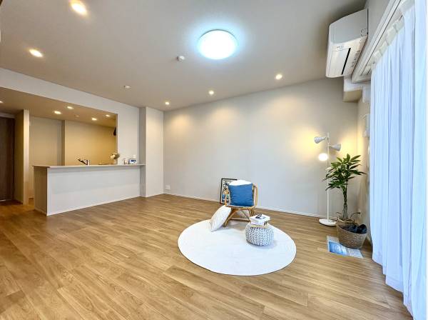 ゆったりとお過ごしいただけるリビング